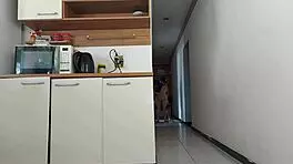 Risky sex with my husband's friend while he’s in the shower. We almost got caught in the act!