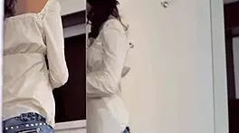 A young teen explores her wet pussy with various dildos and toys, fingering herself intensely.