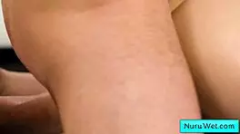 Teen Masseur Gets Fucked Sideways by Massive Dick!