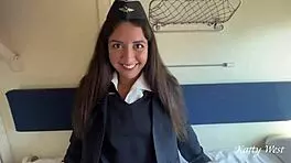 I fucked the train conductor in my compartment during break