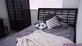 Cute Teen Step Sis Sucks White Cock Intensely in POV