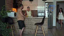 Cheating wife sucks big cock, gets cumshot