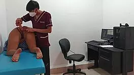 Horny 18-Year-Old Teen 18+ager Gets Pussy Pounded by Perverted Doctor