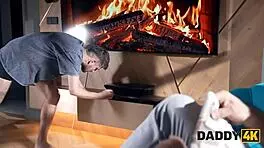 Daddy4k Horny Teen 18+ Cheats with Perfect Natural Body in Boyfriend's Bedroom