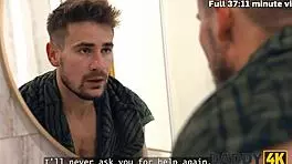 Daddy4k Horny Teen 18+ Cheats with Perfect Natural Body in Boyfriend's Bedroom