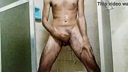 Skinny Young 18+ Brazilian Bathes And Masturbates To Orgasm