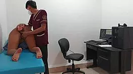 Horny 18-Year-Old Teen 18+ager Gets Pussy Pounded by Perverted Doctor