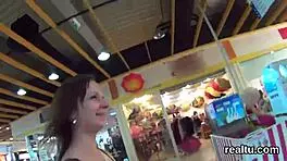 i got seduced by that cute czech teen in the mall and she sucked me off hard, clothes ripped