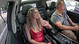 Morganita Frees Ass In Sao Paulo Car