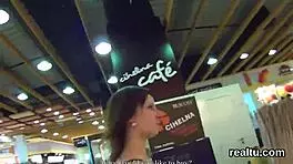 i got seduced by that cute czech teen in the mall and she sucked me off hard, clothes ripped