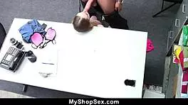 Teen Lies About Innocence but Officer Drills Her Hard at Work