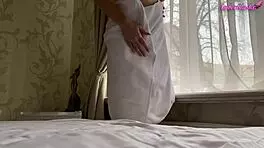 Playful Girl Fingers Herself on Camera