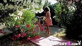 Curly Black Teen Posing Boldly