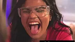 Mommys Girl - Milf Dee Williams Caught Petite Squirters In The Act Made Them Squirt Even More