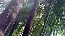 why do i masturbate my pussy in public? colombian latina with big ass and natural tits outdoors