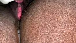 She starts with licking her wet pussy, then uses toys for fucking, focusing on her big ass and petite body until orgasm