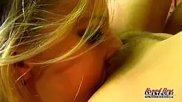 Meredith And Myaa Suck Pussies And Big Cock