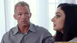 step dad licks jade wilde's young spread pussy before riding