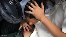 Car sex with my japanese pinay step sister in public