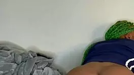 Dirty Step-Cousin Licks Ass While He Masturbates Then Fucks Her Like A Whore