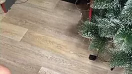 Step sister gives holes in Christmas costume 😏