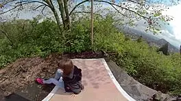 hey, watch perfect teen lili charmelle suck and bang outdoors in forest?