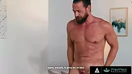 Gorgeous teen Aften Opal practices Nuru massage techniques with her step-parent in an oiled, doggystyle group session.