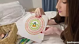 Annafirepussy tried a new game but ended up in hot sex with a skinny brunette 😏