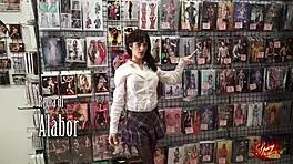 Agatha fox gets fucked in the sexy shop by captain eric at la bottega dei desideri