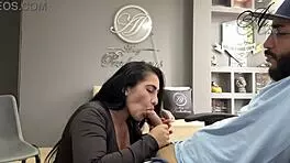 My manager makes me sign contracts, and I'm craving to suck that big cock! 😏