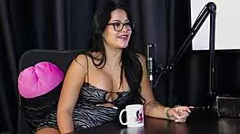 Brazilian beauty strips in sheer lingerie, revealing bisexual desires during pleasure.