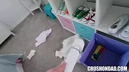 stepdad discovers steamy cosplay hookup with petite niece 😈