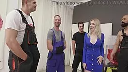 rebel rhyder, ready for wet 6on1 rough shower action?