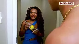 Latina Teen 18+ Rides Big Black Cock