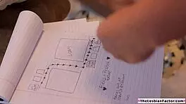 Rina Arem in latex gloves slaps shaved pussy during fetish humiliation