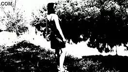 a sweet girl explores her body in a solo session, showing off her ass and pussy while naked