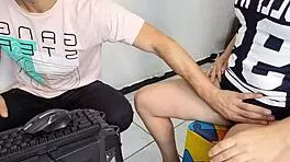 Teens' tight pussies get fucked and stretched by monster cocks at the party.