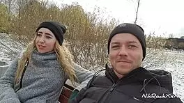fucked bella mur for cash in a wild russian pickup scene