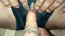 busty amateur milf enjoys rough blowjob and assfucking