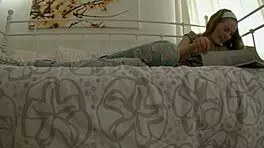 Teen 18+ Receives Facial From Big Cock After Shaved Pussy Gaping