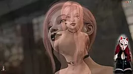 in shadows ep 4, she breastfeeds and gets cum on boobs