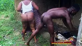 Yo, check this African sex compilation where she rides big black cock in public!