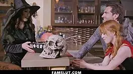 Stepdad and stepdaughter risk getting caught in nasty acts