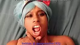 why does the slut teen struggle when step dad demands ass worship?