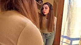 Blonde Maid in Tight Jeans Gets Me Hot and Fucked Hard