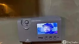 Brazilian teen in lingerie seduces delivery guy with blowjob and gets creampie.