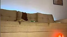 I give a sloppy blowjob while full naked in oil.