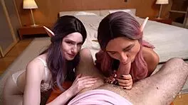 From Pussy to Mouth, It's Delicious in Wild 3Some Roleplay Action. Cock and Cum Everywhere!