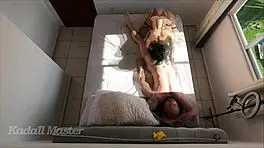 Neighbor Asked for Massage, Ended Up Screwing Her Hard