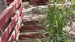 Locked Out Girlfriend Gets Fucked By Stranger In Public